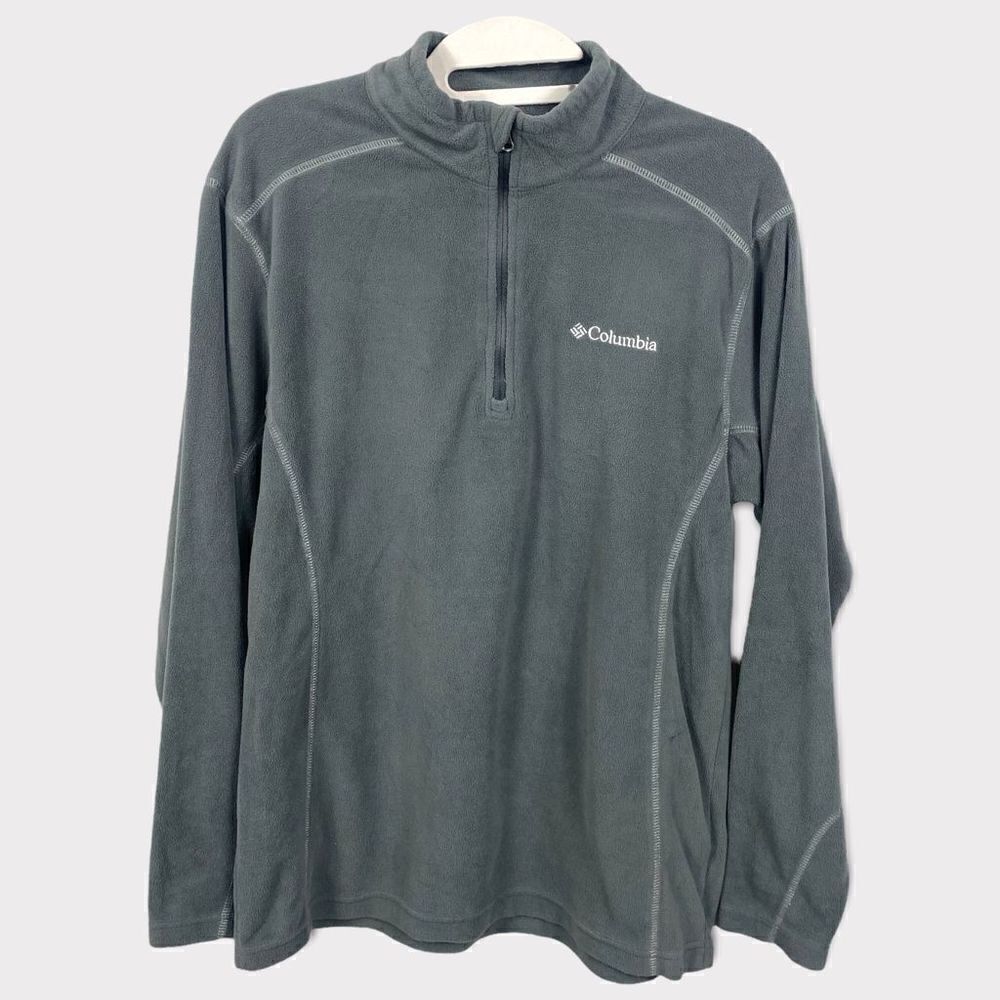 Columbia Quarterzip Supersoftgreypullover